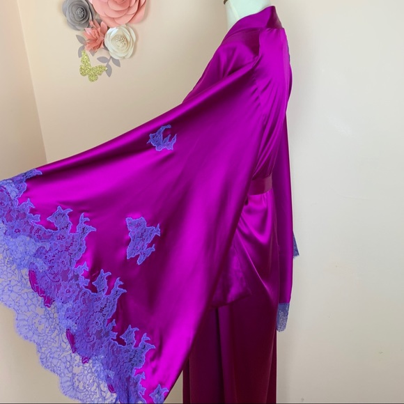 New! Rare AGENT PROVOCATEUR Elizabelle Silk Gown - Picture 11 of 16